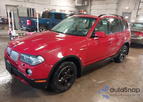 2007 BMW X3 3.0Si from USA, damaged, VIN WBXPC93417WF13957